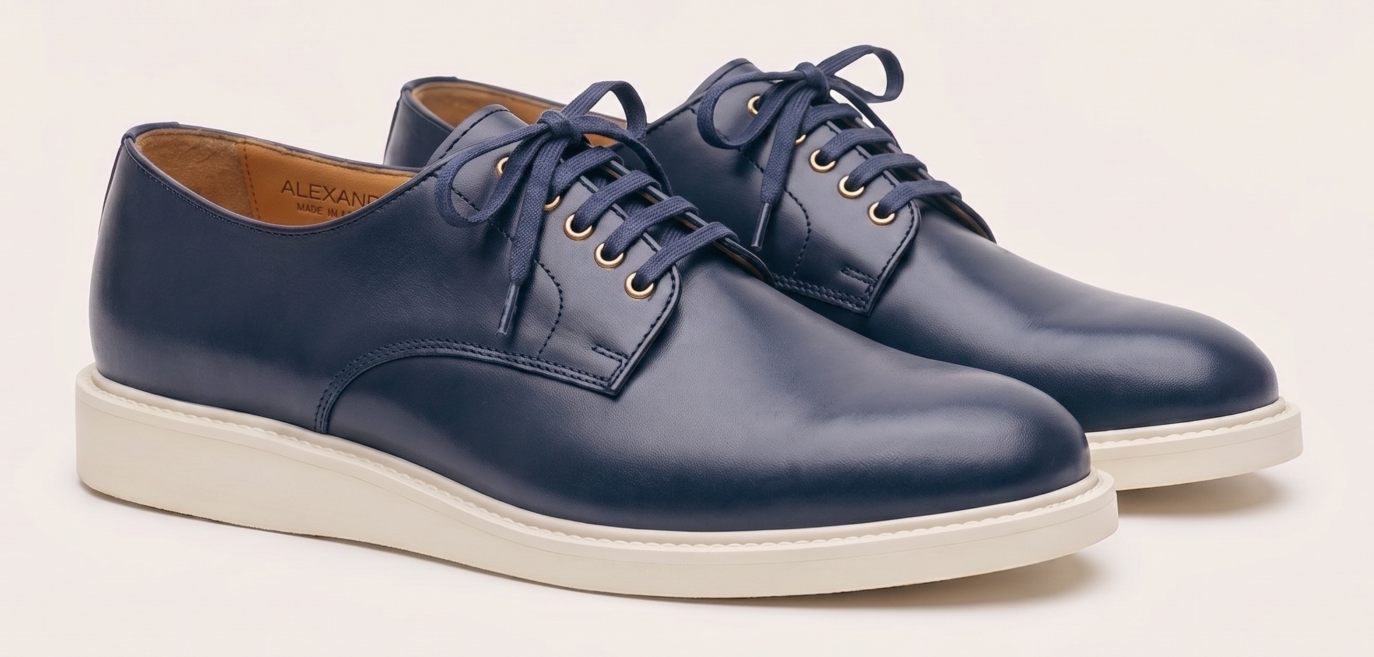 Sapato Oxford Azul-Marinho